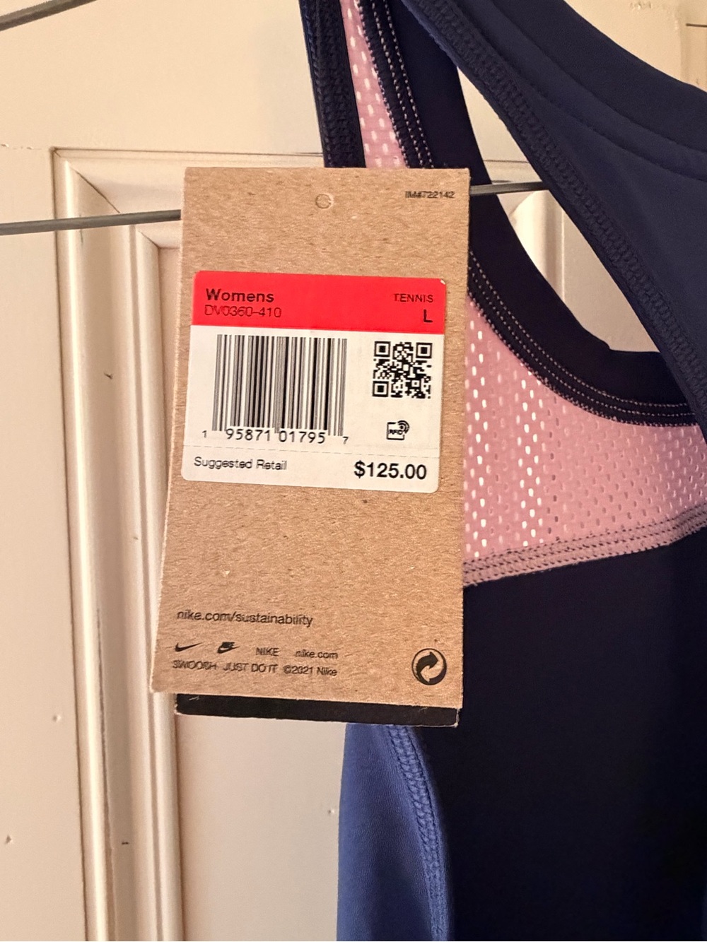 NWT Nike Ladies Athletic Tennis Dress - Picture 4 of 7